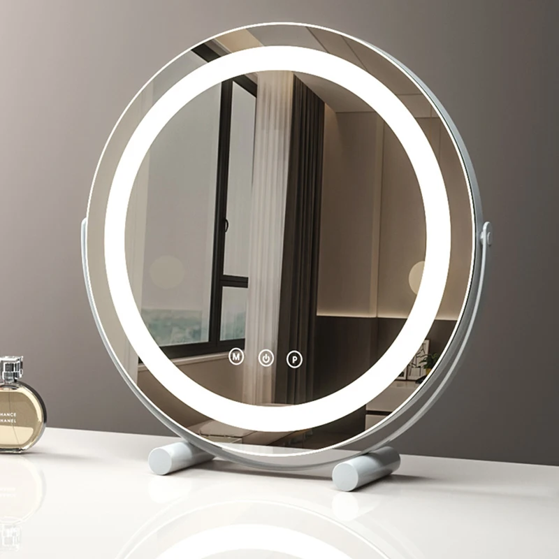 

Vanity Vintage Decorative Mirrors Round Lamp Display Modern Japanese Decorative Mirrors Bathroom Specchio Room Decor Aesthetic