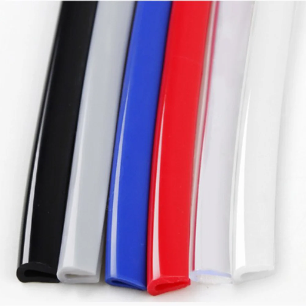 

Car Door Protection Guard White Trim PVC Rubber 5m Anti-Aging Waterproof Uv Resistance Side Molding Car Door Protection