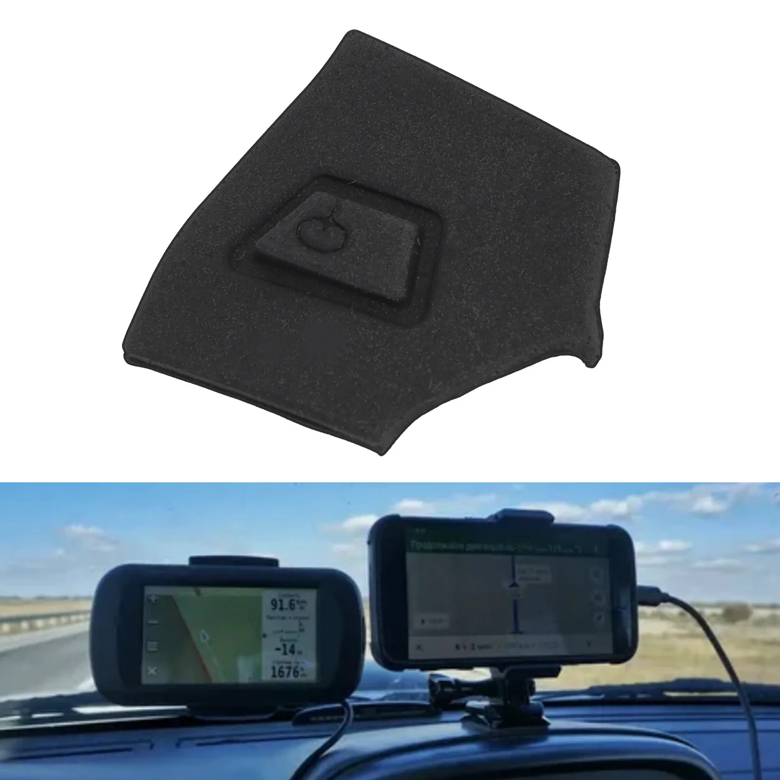 

GPS Rubber Power Button Rubber Power Button Tough Aging Resistant Lightweight Wearproof Comfortable Grip for Montana 650t 680t