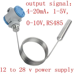 Oil pressure transmitter High temperature water Liquid level sensor Pressure transducer 4-20mA output QDY60B