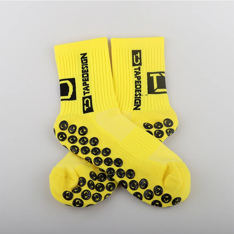 New Style Football Socks Round Silicone Suction Cup Grip Anti Slip Soccer Socks Sports Men Women Baseball Rugby Socks