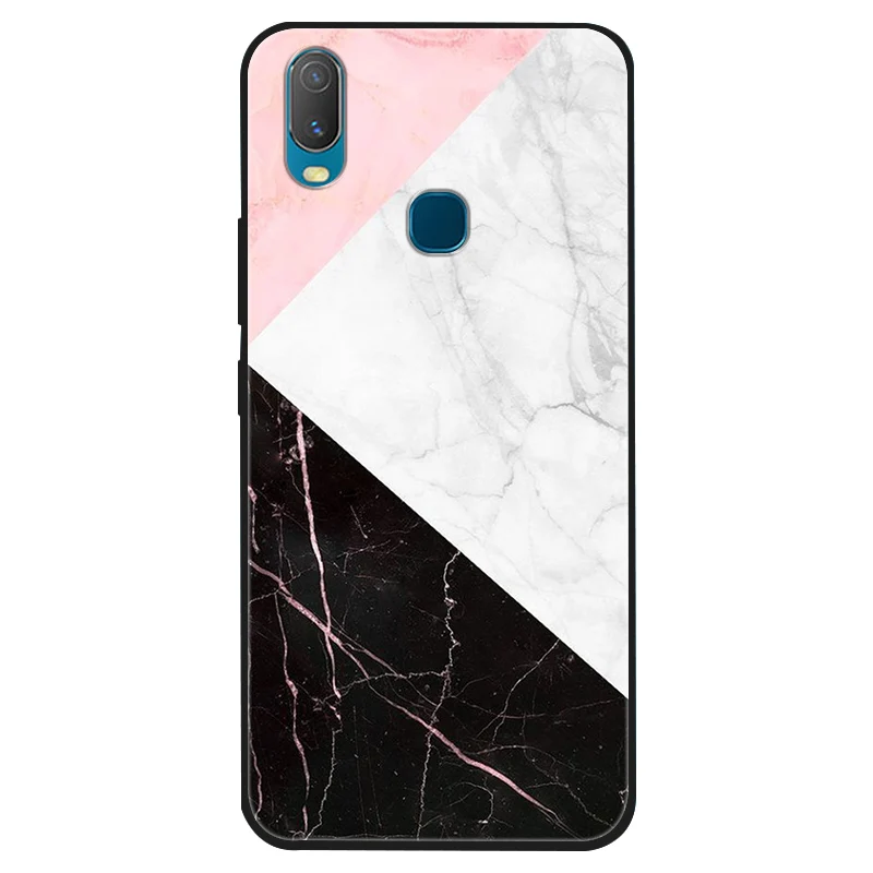 Case For Vivo Y11 2019 Case Black Soft Silicon Phone Cover Back Coque For Vivo 1906 Y11 2019 VIVOY11 Y 11 Case TPU Fundas Capa