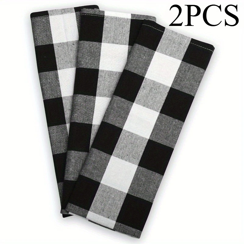 2PCS Multi Functional Cleaning Cloth, Black and White Kitche