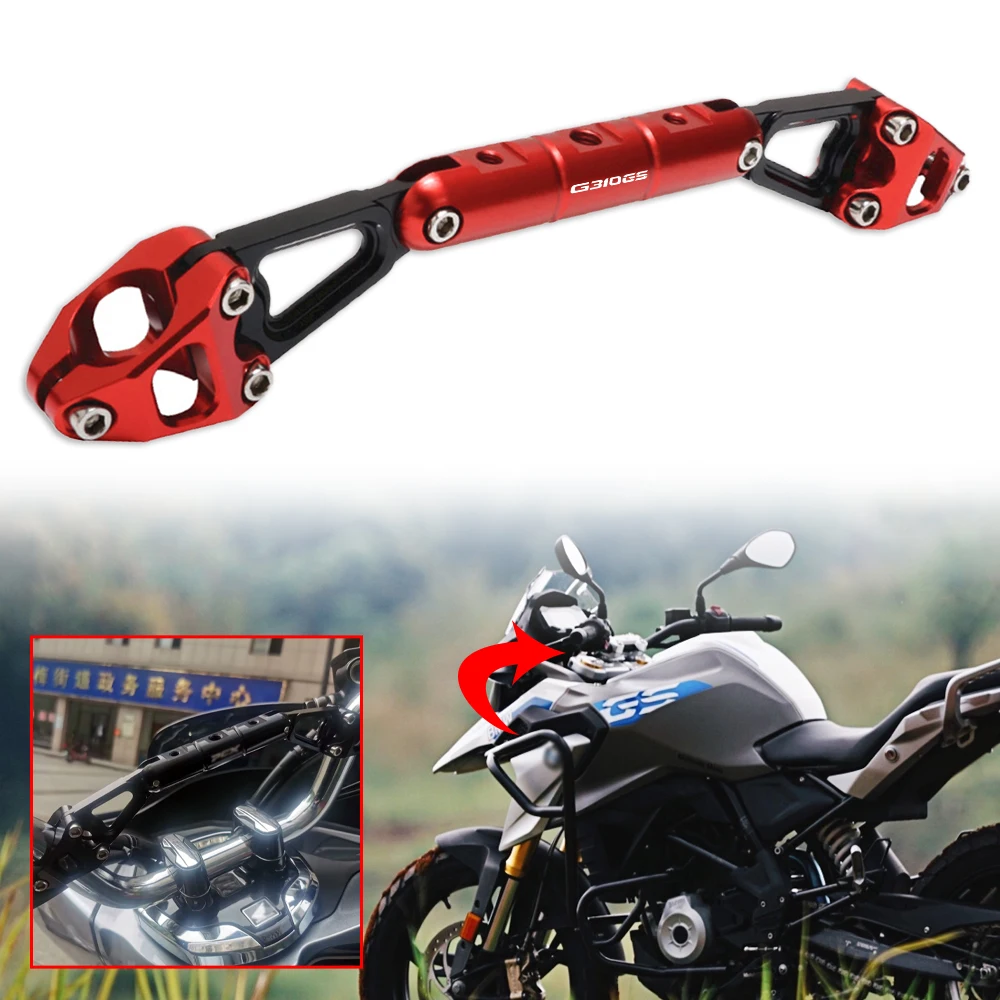 Motorcycle CNC Aluminum Balance Bar Handlebar Crossbar Phone Holder Fit For BMW G310GS G 310 GS G310R G 310GS G310 R Accessories