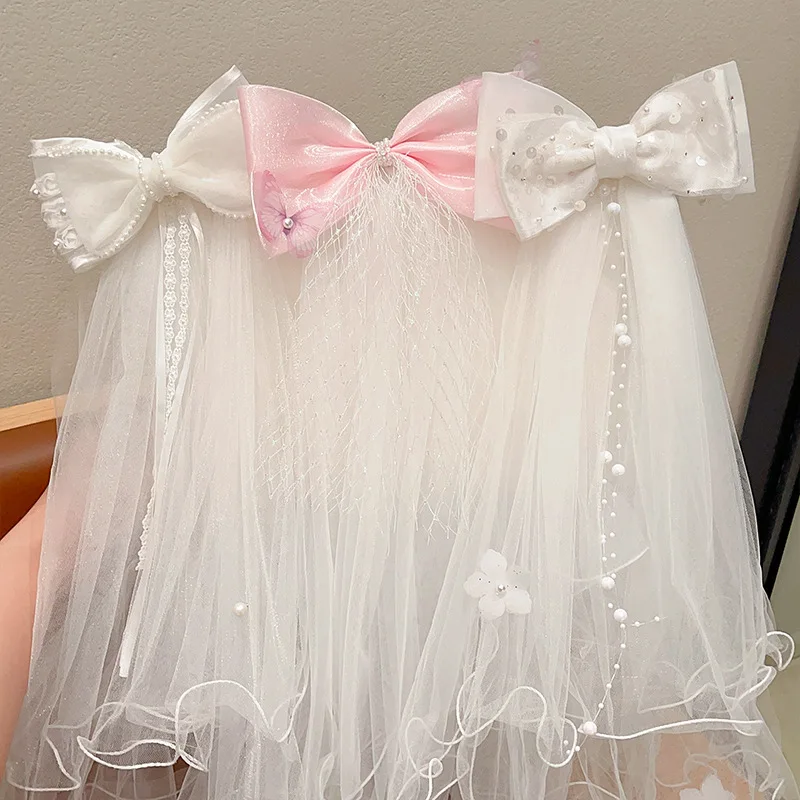 Girl's headband, hair clip, bow, princess headband, birthday headband, little girl's super fairy flower girl hair accessory - Image 4