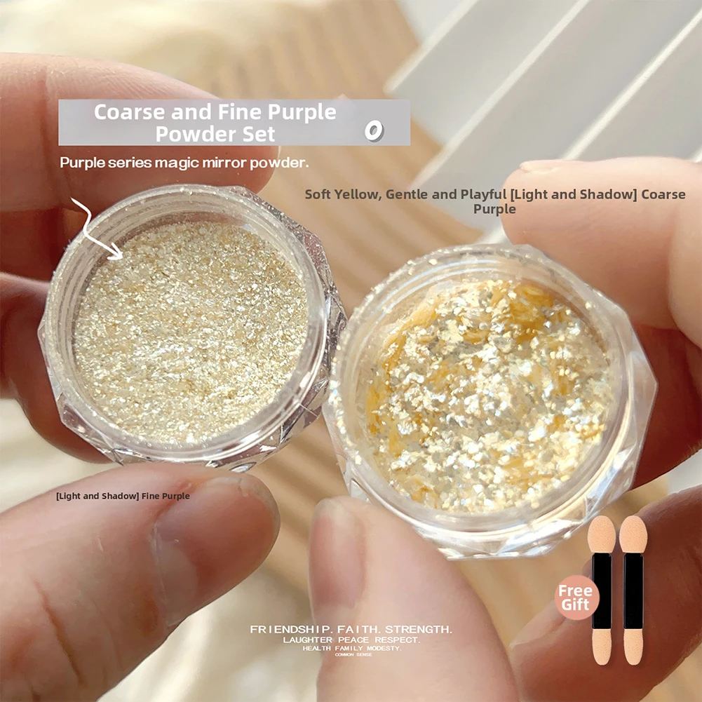 

3D голографическая блестящая пудра для ногтей, фольга для нейл-арта, блестящие хлопья-фольга, наклейки с эффектом русалки для декора ногтей, наклейки для ногтей