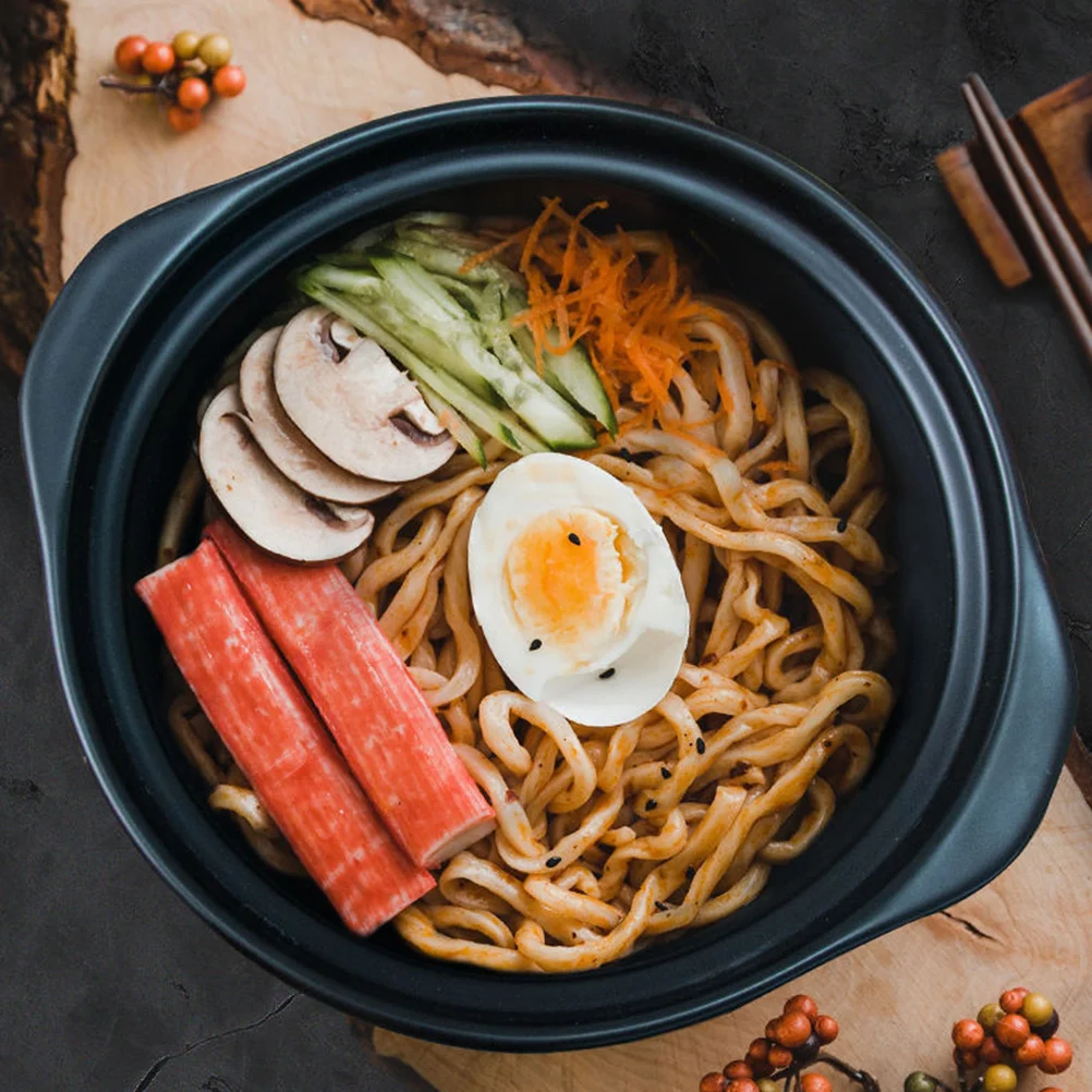 

Бытовая керамическая кастрюля для тушения, кастрюля с ручками для супа, риса, кухонная кастрюля для приготовления пищи, керамические кастрюли с антипригарным покрытием