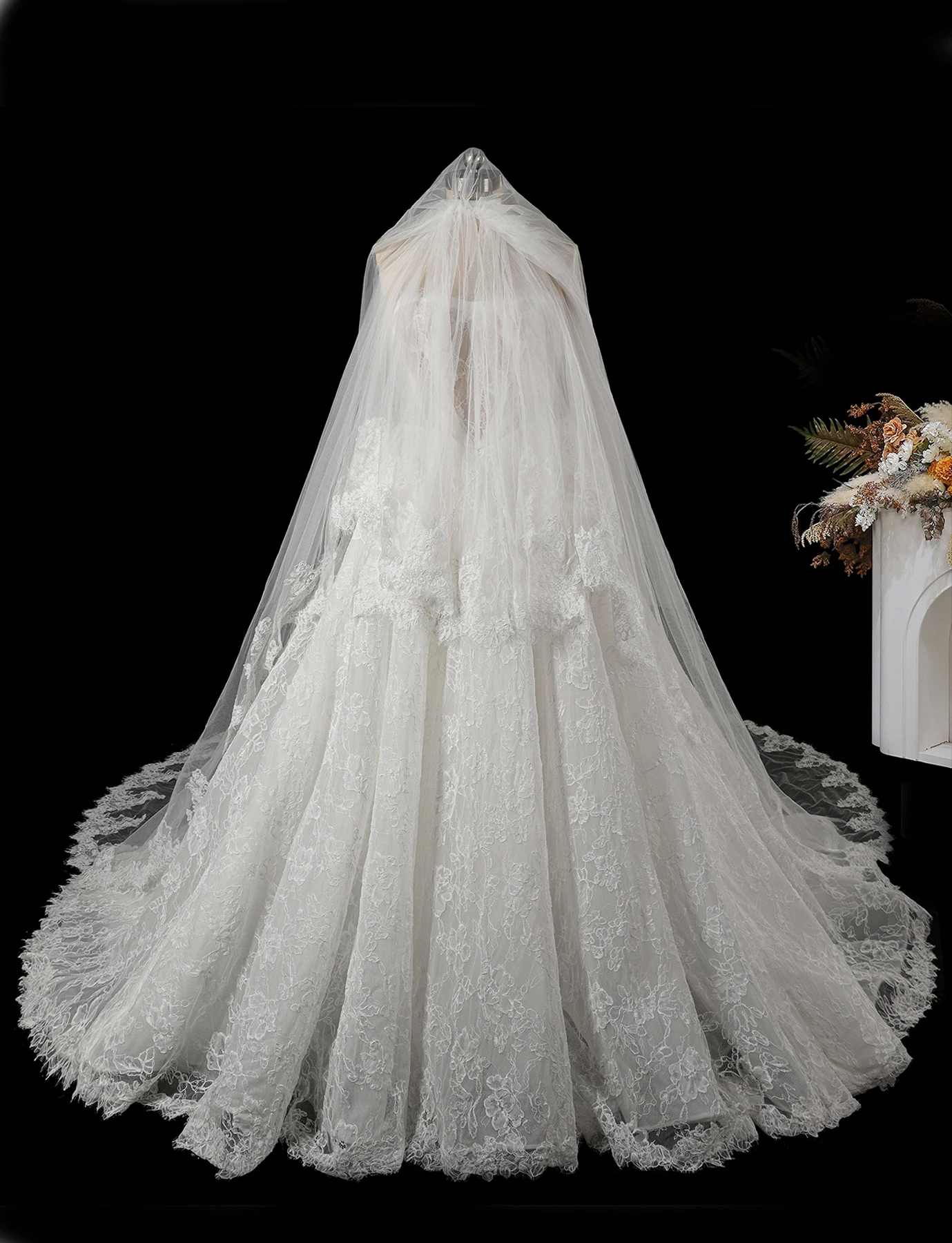 Sharon Said Elegant Off White Lace A Line Wedding Dress Sweetheart Strapless Detachable Long Sleeve Bridal Gowns SW761 Customize