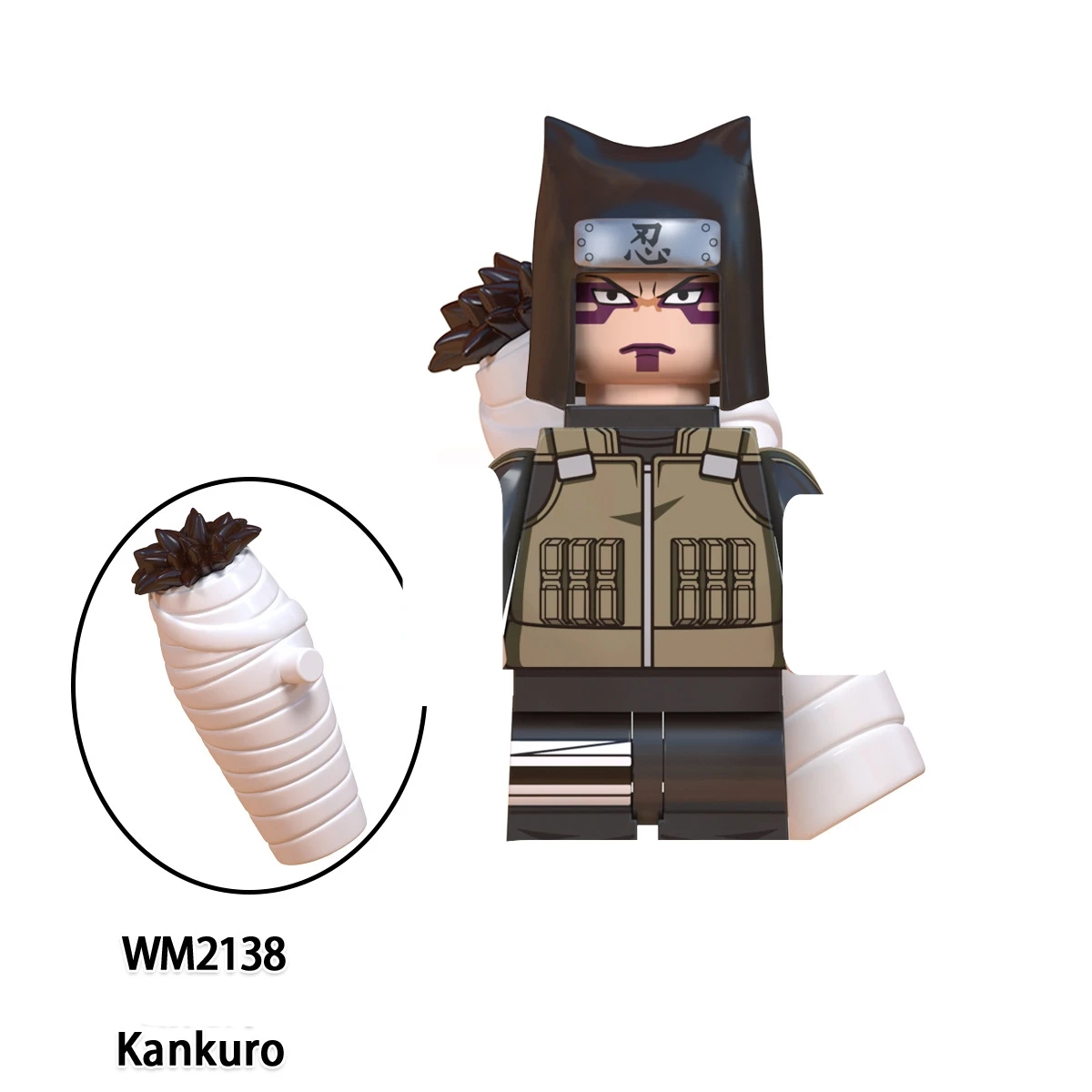 Naruto Jiraiya Gaara Sasuke Uchiha Obito Itachi Mardara Kakashi Anime Mini-Bausteine Figuren WM6105 WM6106 WM6107 WM6111 WM6113