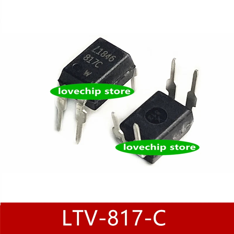 10pcs Brand new Original LTV-817-C 817C  In-line patch Transistor output optocoupler IC LTV817