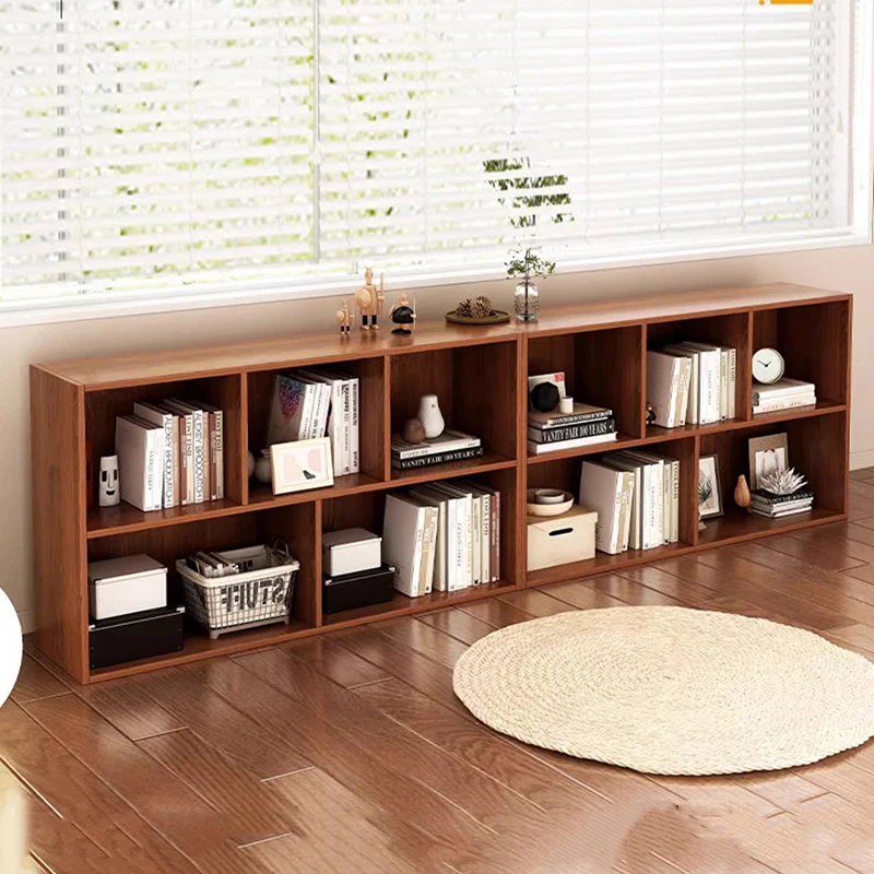 Closet Sideboards Bookcase Wooden Display Books Modern Bookcase Filing Corner Estantes De Almacenamiento Livingroom Furniture