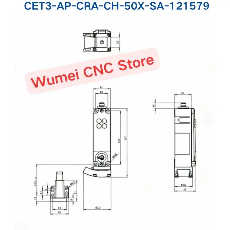 Brand new original safety switch CET3-AP-CRA-CH-50X-SA-121579