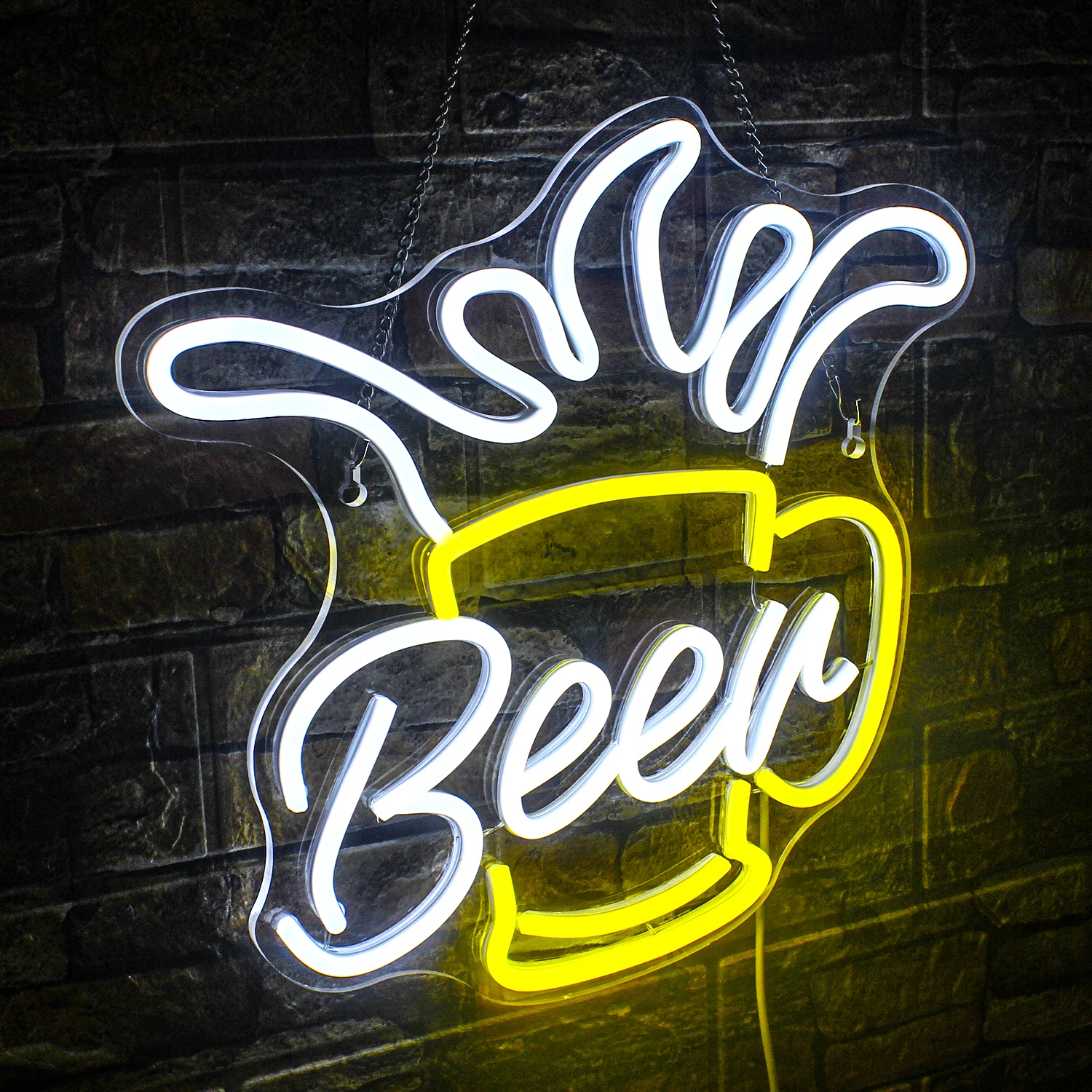 Beer Cup Neon Signs For Wall Decor Creative Room Decoration For Bar Club Bedroom Birthday Party Light Up Sign 5V Lamp