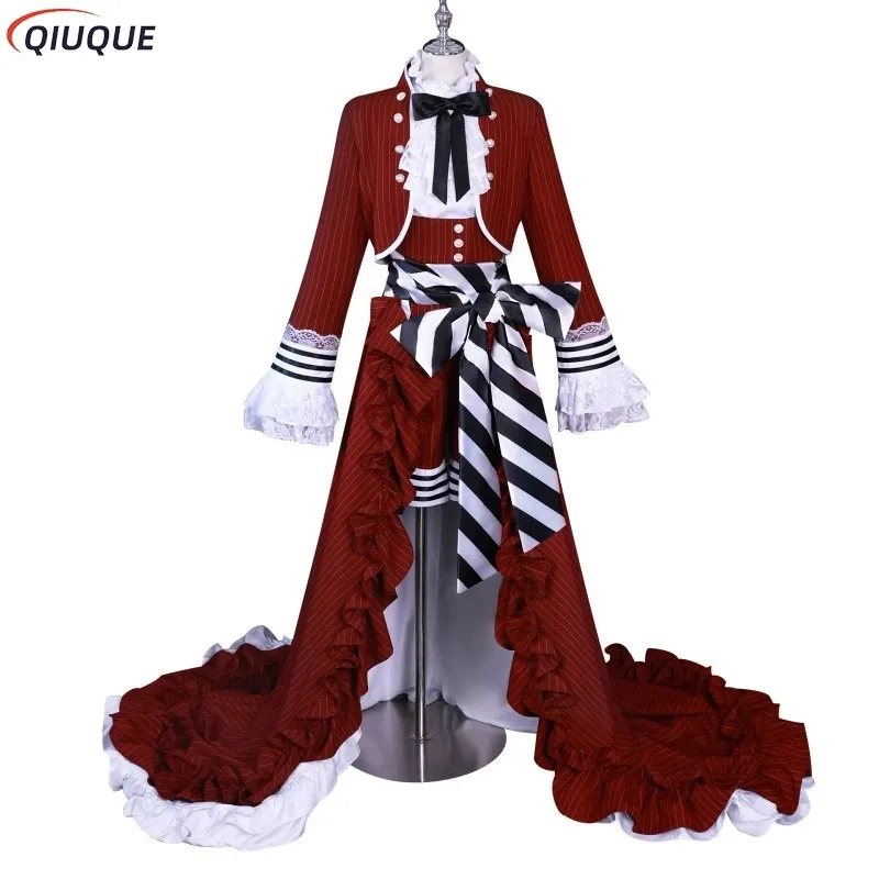 

qq45Ciel Phantomhive женский костюм для косплея обувь Cos Game аниме вечерние униформа Хэллоуин играть ролевая одежда одежда