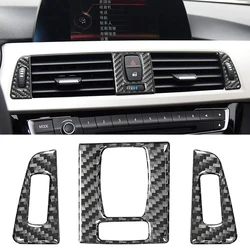 For BMW F30 F31 F32 F33 F34 320i 428i 3 Series Carbon Fiber Car Air Vent Outlet Cover Trim A/C Vent Air Conditioning Outlet Trim
