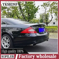 For Mercedes Benz CLS W219 CLS350 CLS550 2005-2010 AMG Style High Quality ABS Plastic Rear Spoiler Wing Trunk Lip Car Styling