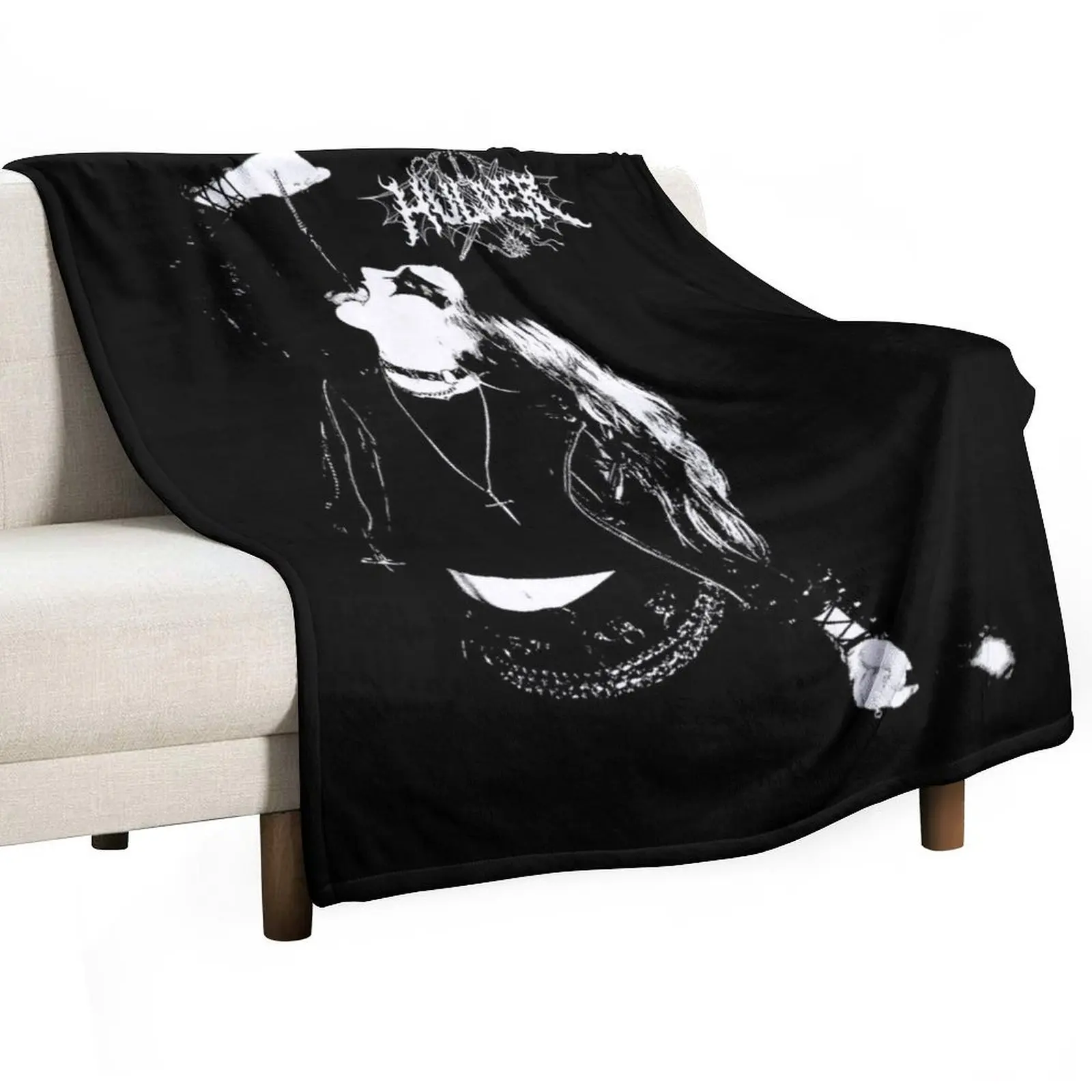 Hulder Merch Ascending The Raven Stone Shirt Throw Blanket sofa bed Flannel Fabric Blankets