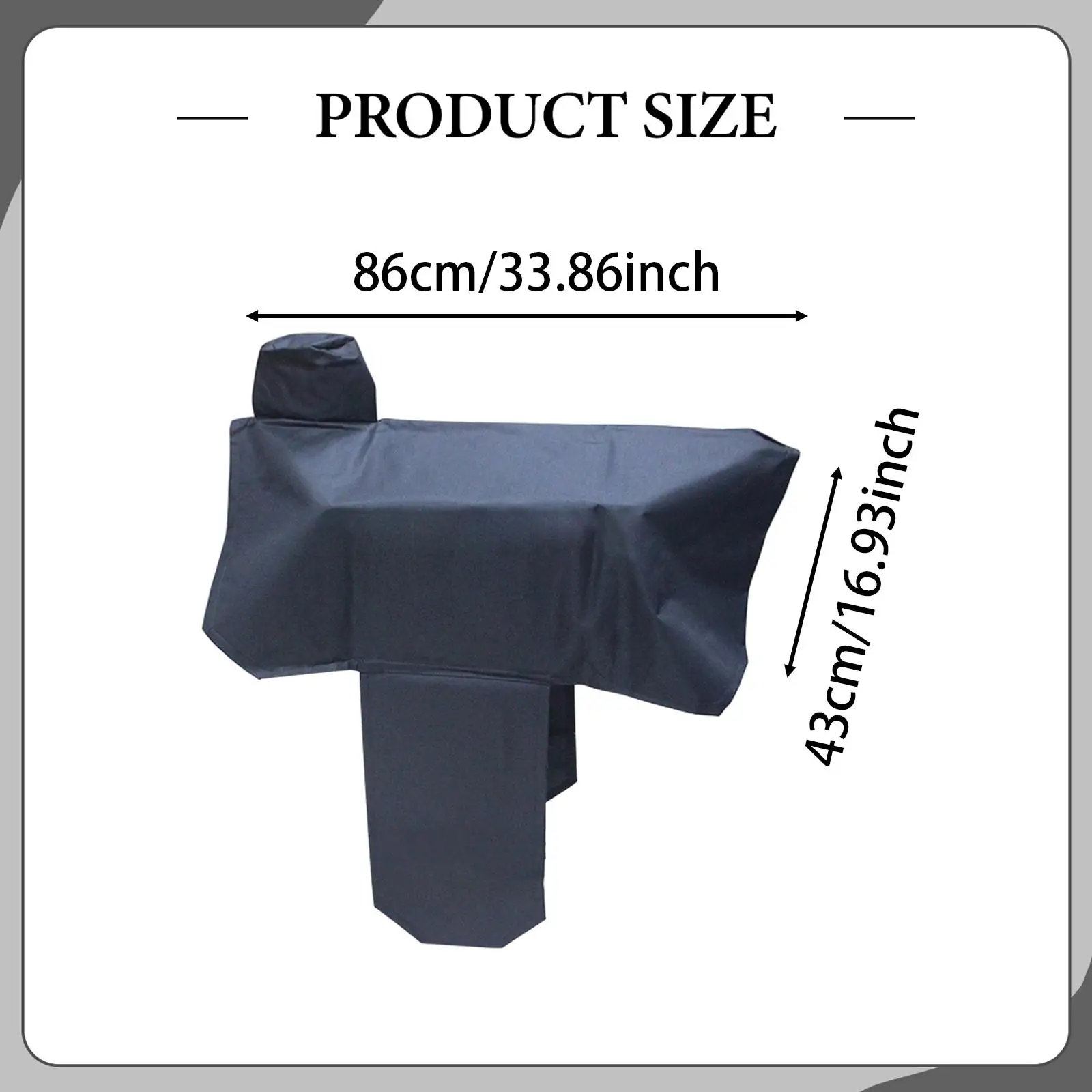 غطاء سرج الحصان، أربطة مرنة، غطاء حماية مقاوم للتآكل، قابل للغسل، ناعم مقاوم للماء، قماش أكسفورد، حماية السرج #6