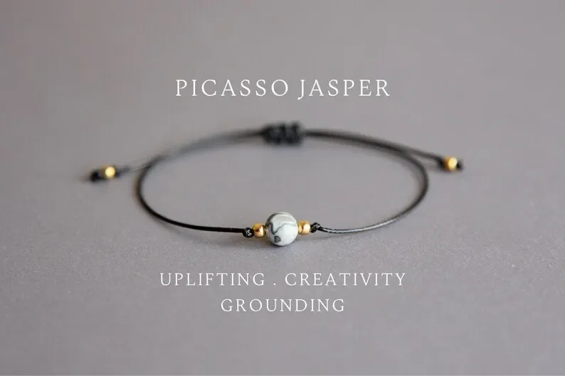 Picasso Jasper Simple Grounding Bracelet An Uplifting Gift