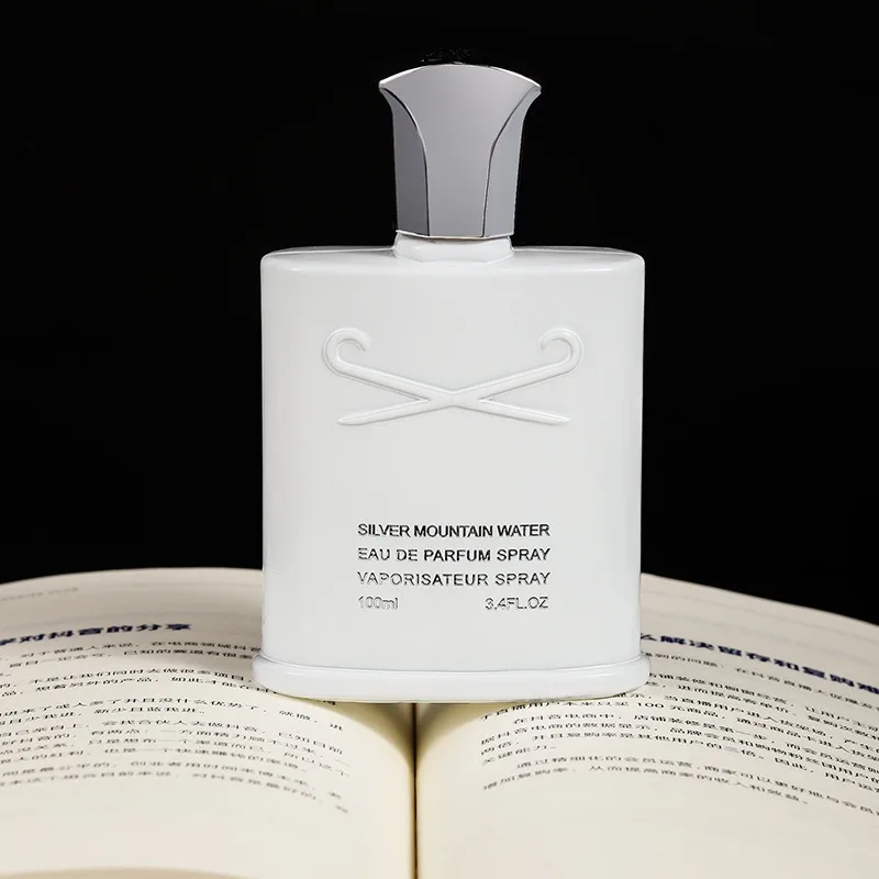 Perfume corporal masculino 100ml fragrância de longa duração fragrância leve prata montanha primavera perfume fresco e desodorizante