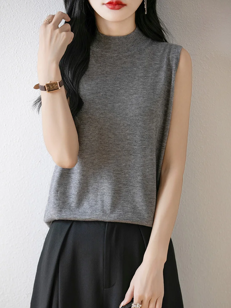 سترة صوفية محبوكة ناعمة ودافئة للنساء قاعدة irt f ياقة عالية Svel طبقات عصرية للتنقل Sle قطع مستقيمة منتظمة...