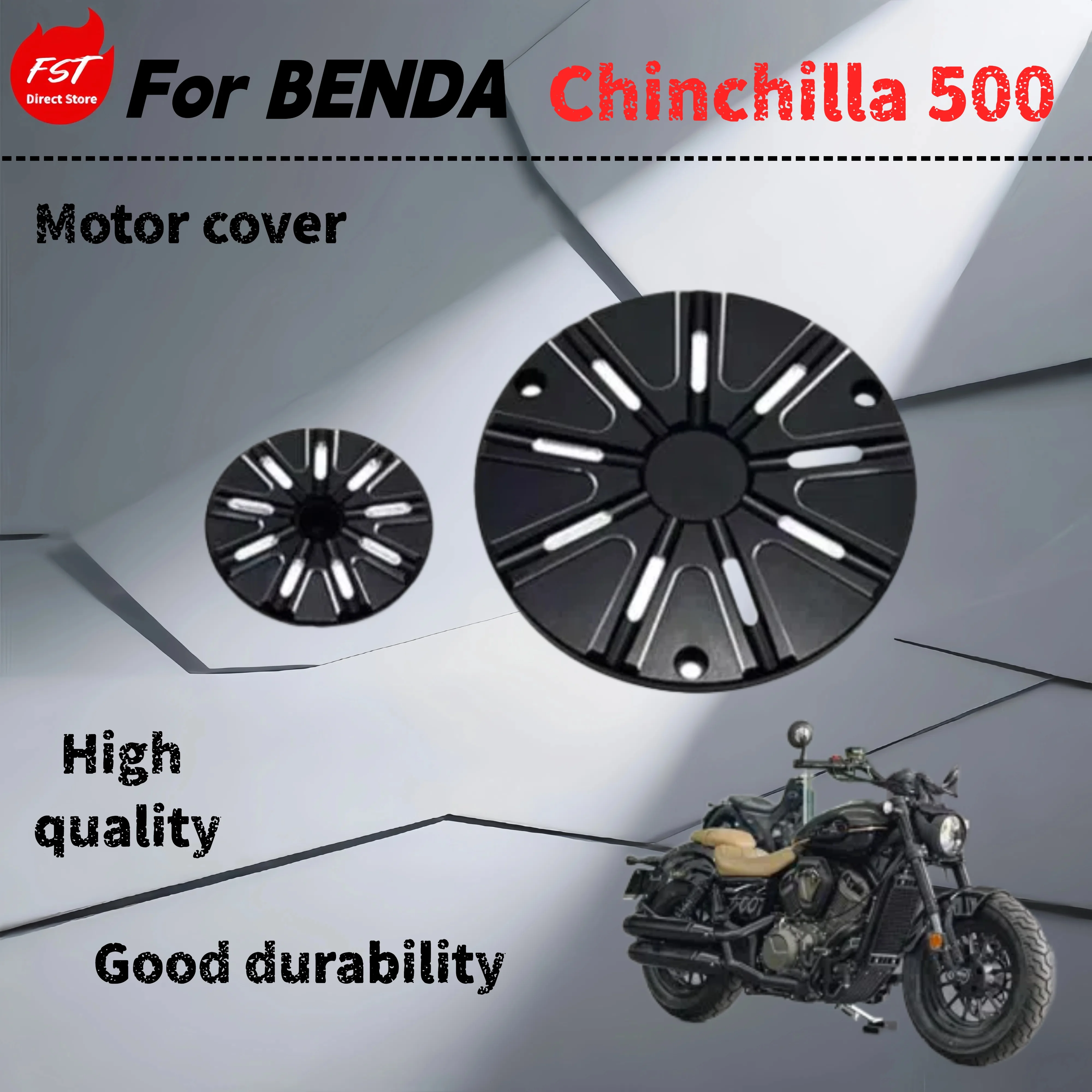 

For Benda Chinchilla 500 modified side cover small fly cover magneto cover engine trim