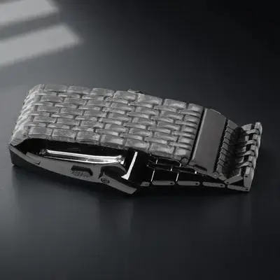 

Men LED Digital Watch Hz467 Black Waterproof 30M Blue LED Display Alloy Stainless Steel Band Date 12 Hour Format Comfortable