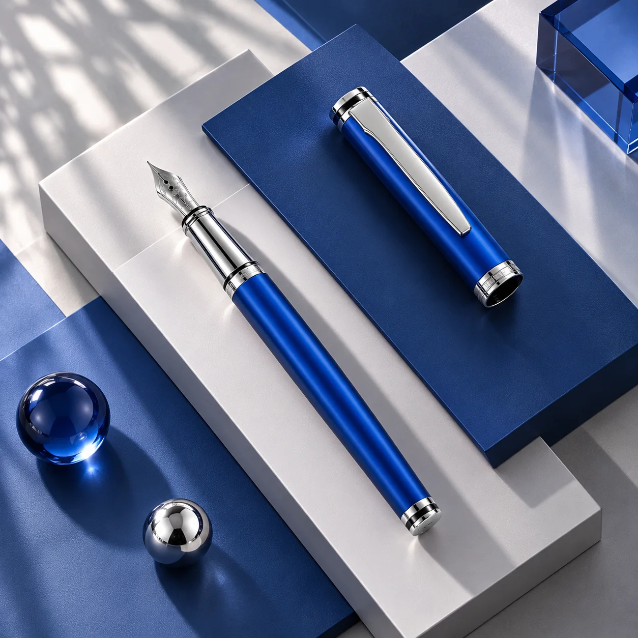 HERO 8203 Fountain Pen Metal Body Iridium Nib with Piston Converter Support 3.4mm Ink Cartridge Office School Business Signature