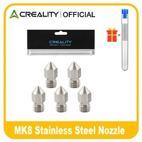 5PCS Creality MK8 nozzle 0.2MM/0.4MM/0.6MM/0.8MM/1.0MM M6 Thread Stainless Steel 3D Printer for Ender 3 Pro/CR 10/Ender 5