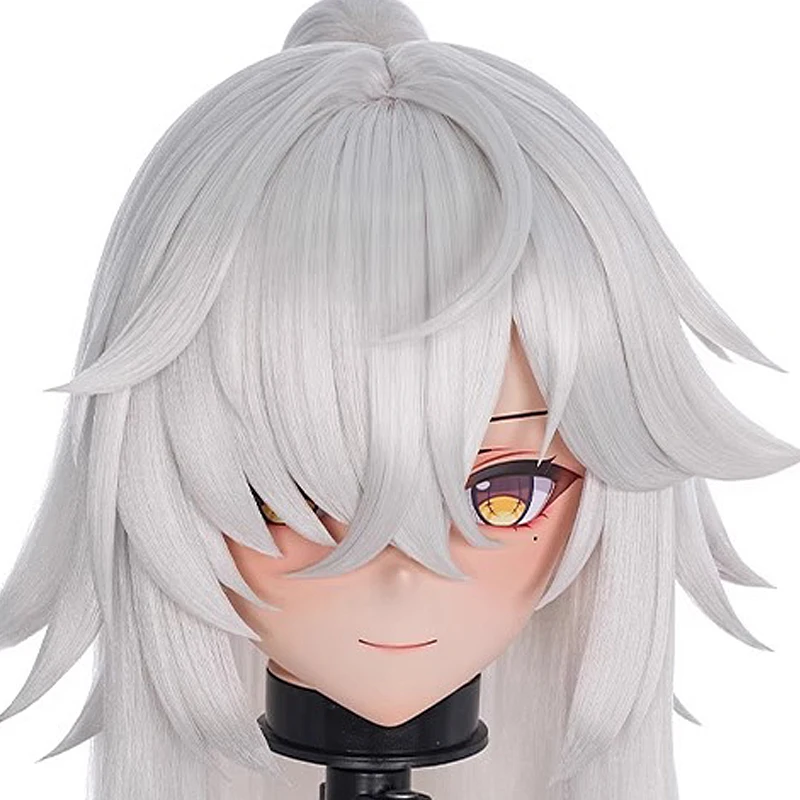 (MEO0101) فستان متقاطع مصنوع يدويًا برأس كامل قابل للقفل من الذكور إلى الإناث قناع كيجورومي لشخصية لعبة الرسوم المتحركة اليابانية