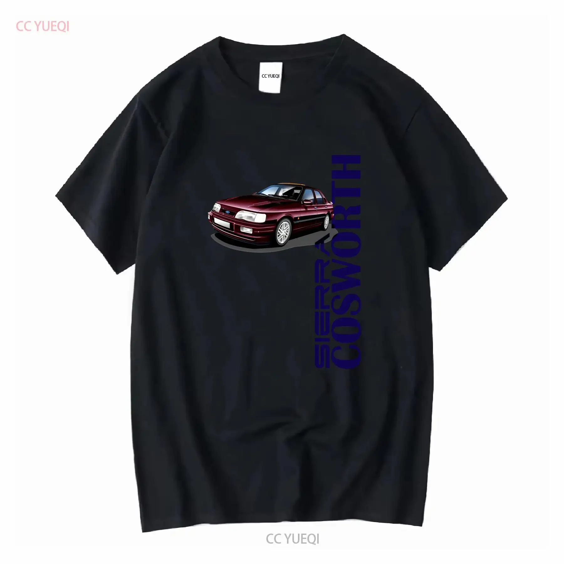 

Sierra Cosworth Illustrated T shirt Classic vintage Washed Unisex Slightly graphic designer clothes Comfortable Versatile