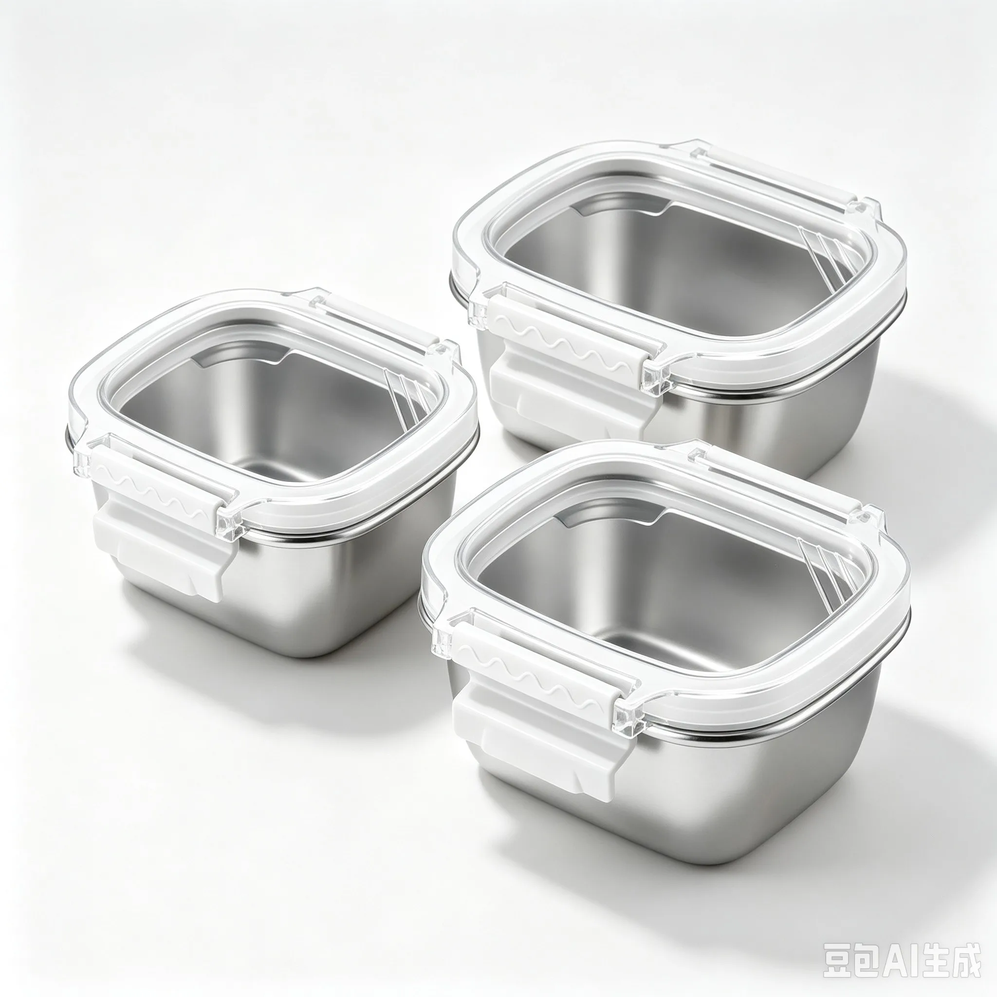 Stainless Steel Food Containers Set 450ml 5 Pack for Organized Storage and Reliable Leak Resistant Performance