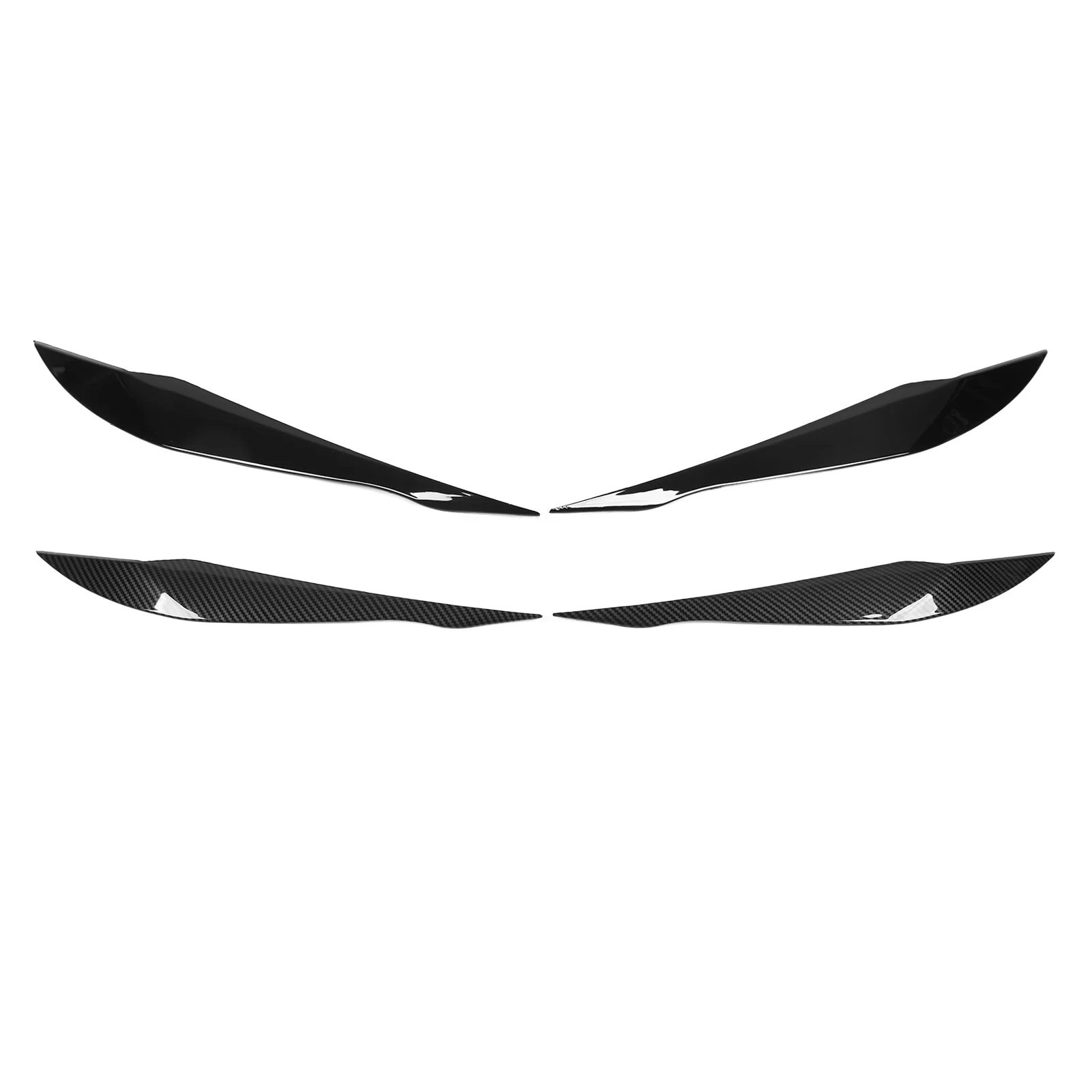 

Пара накладок на фары (реснички) из АБС-пластика для BMW 3 серии F30 F31 2012-2018 годов