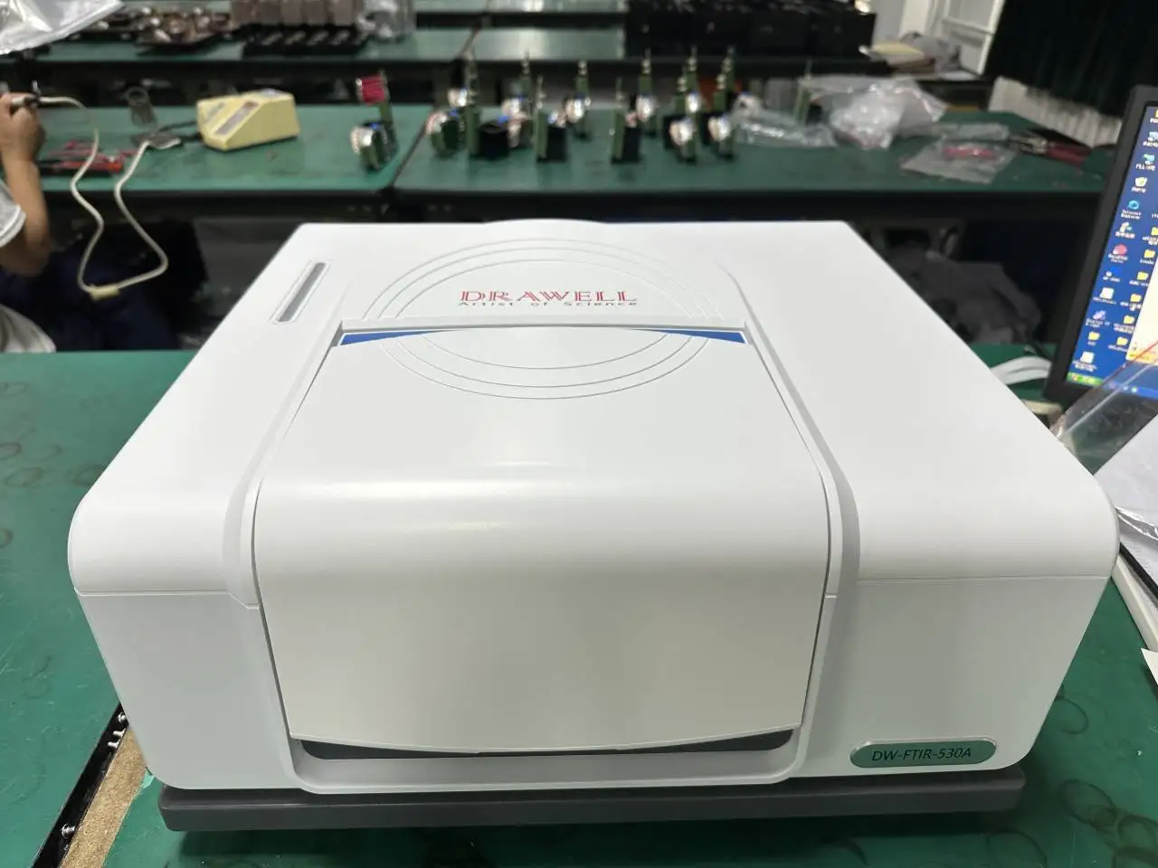 Drawell DW-FTIR-530A FTIR مطياف فورير تحويل مقياس الطيف الضوئي FTIR مع ATR #1