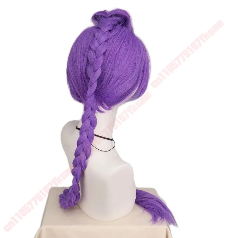 Demon Hunters Costume Rumi Wigs Cosplay Anime Mira Zoey Costume Wigs for Women Men girls Purple Braid Wig Halloween Cosplay Prop