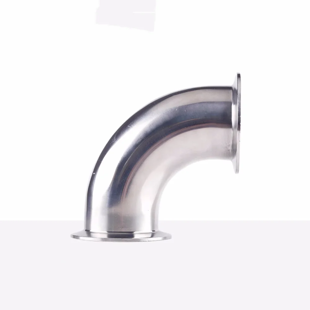 

Tri-Clamp Φ19Φ25Φ32Φ38mm OD 50.5mm 90° Elbow Sanitary 304 Stainless Steel 90°Quick-Connect Elbow