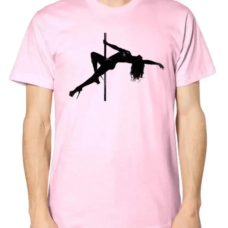 Pole Dancing T shirt Sexy Woman Heels Stripper Top