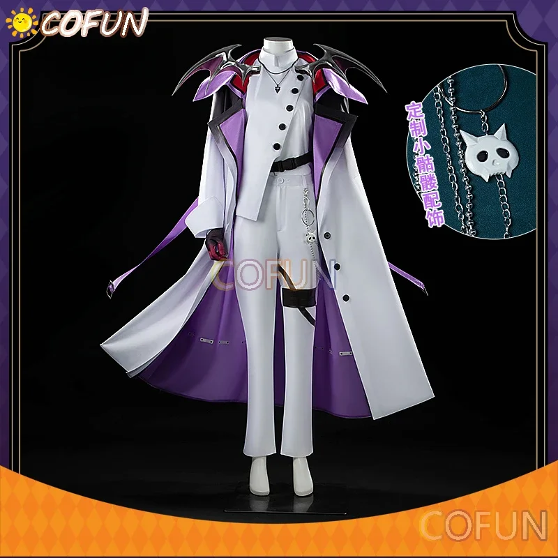 COFUN [Customized] NIJISANJI VTuber Shu Yamino Cosplay Costume Halloween Men Women Outfits Role Play Suit Jacket Pants Shirt