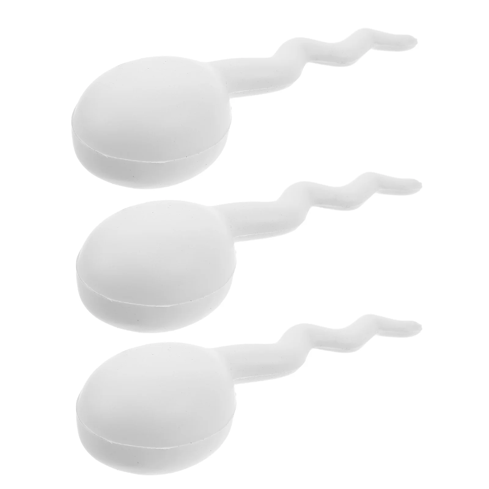 

3Pcs Simulated Tadpole Squeeze Balls Realistic Fake Tadpole Stress Relief Gag Prank Halloween Mini Fidget Sponge Decompression