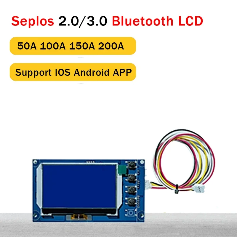 Seplos New Bluetooth LCD Inverter BMS Communicate With Smartphone IOS Android App Software LiFePO4 Li-ion Lithium 3.0 version