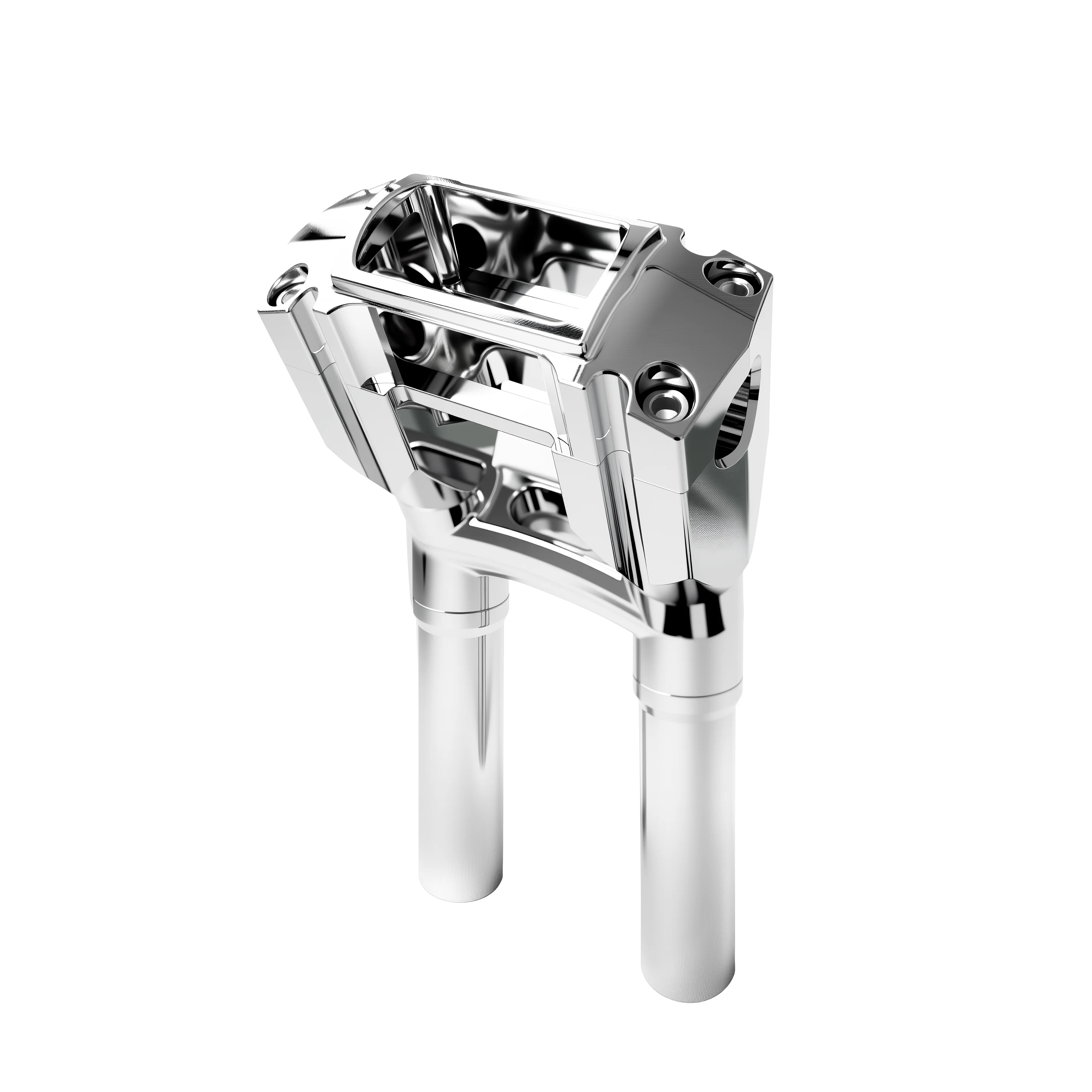 Universal For 1 Inch Clamp Size Handlebar Risers With Speedometer Gauge Mount Risers Kit Pull Back:1.5inch Height :8inch&10inch