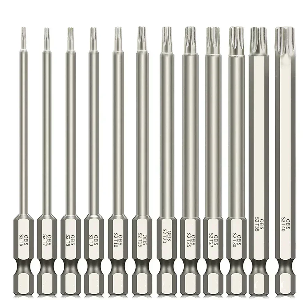 

1pc 100mm Length Torx Screwdriver Bit Alloy Steel Screw Driver Bits 1/4 Inch Hex Shank Driver Bits Torx Screw Driver Hand Tools