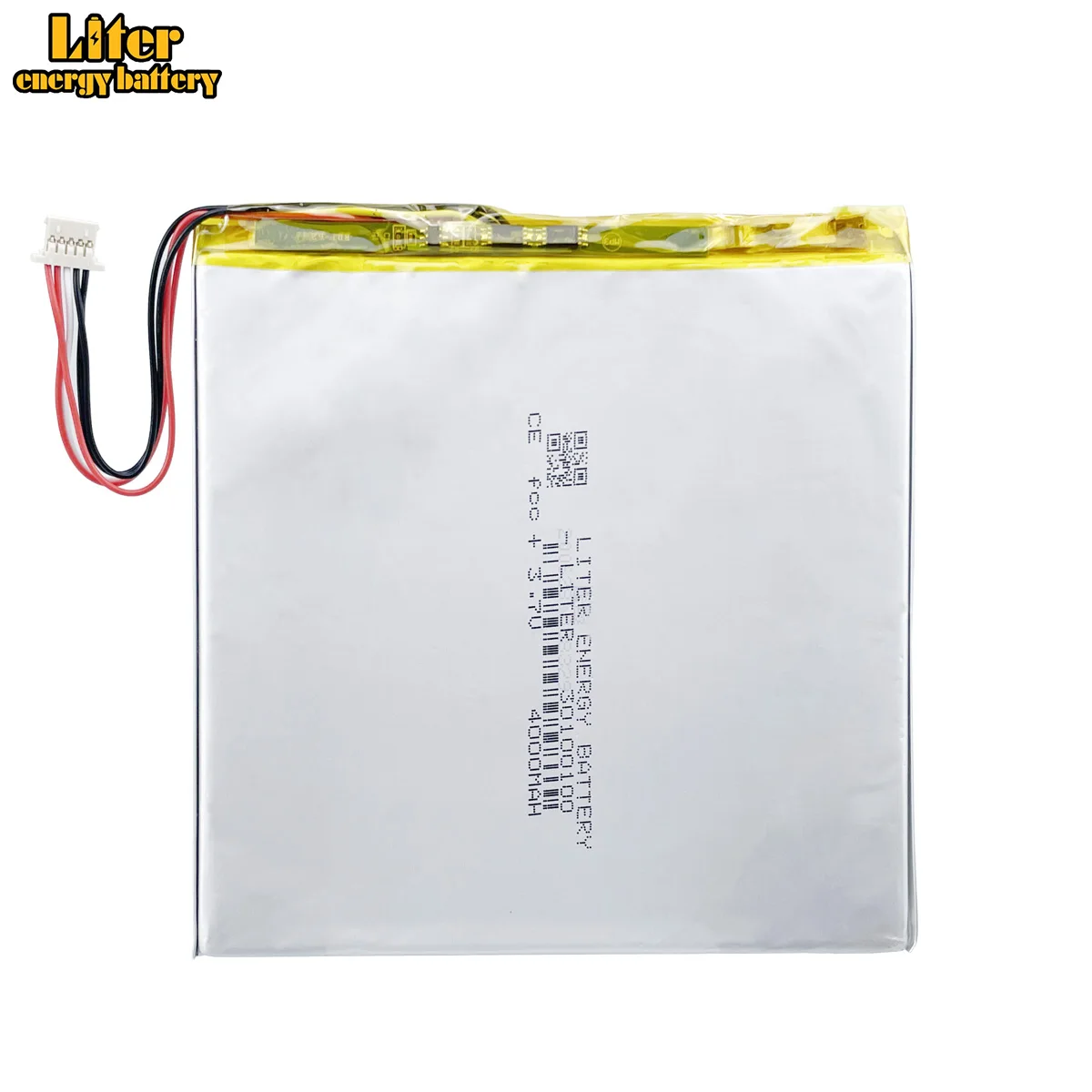 1.0MM 5pin connector 3.7V 30100100 4000mah Rechargeable lipo battery li ion polymer lithium battery Tablet PC Battery