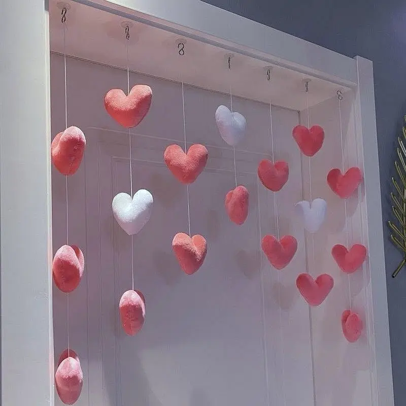 Love Heart Door Curtain Hanging Home Decor Wedding Gift