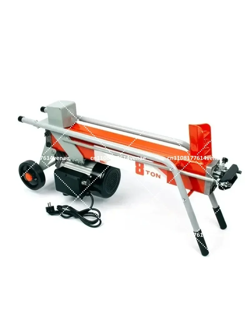 8 Ton Hydraulic Log Splitter 220V Horizontal Wood Firewood Splitting Machine for Home Use