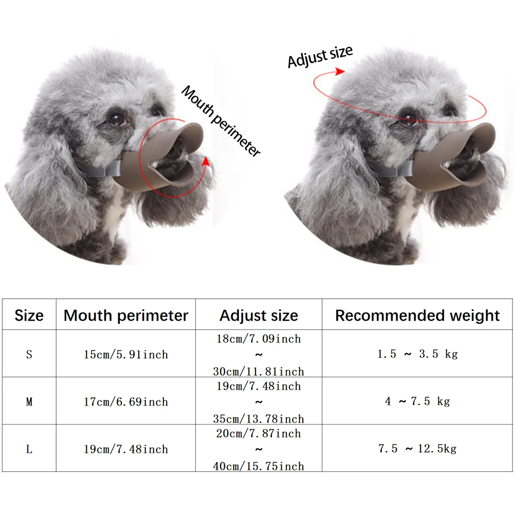 Focinheira para Cães Anti-Mord - Dog Muzzle Silicone avaliação e preço