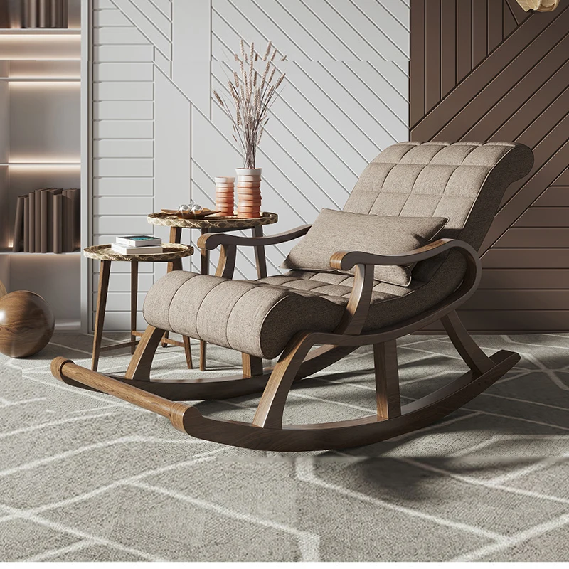 

Nordic Large Living Room Chairs Design Comfort Armchair Recliner Lounges Chairs Rocking Lazy Sedie Da Soggiorno Home Furniture