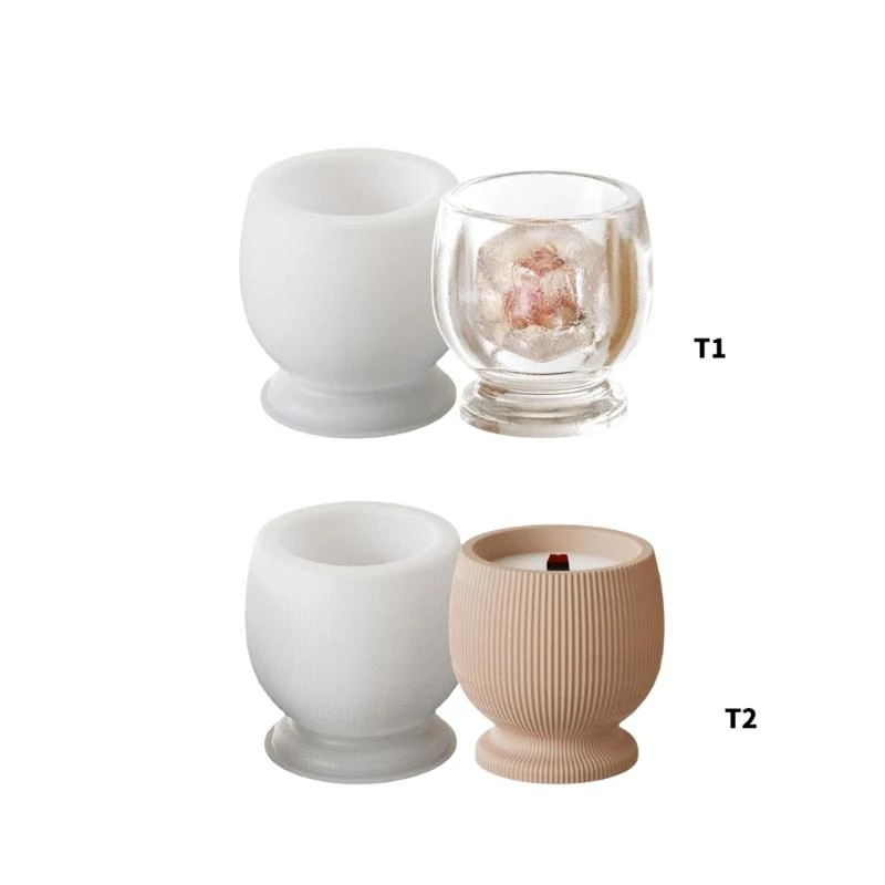 

Flexible Sturdy Silicone Mould Fashion Accessory for Making Unique Goblet Shaped and Home Decorations