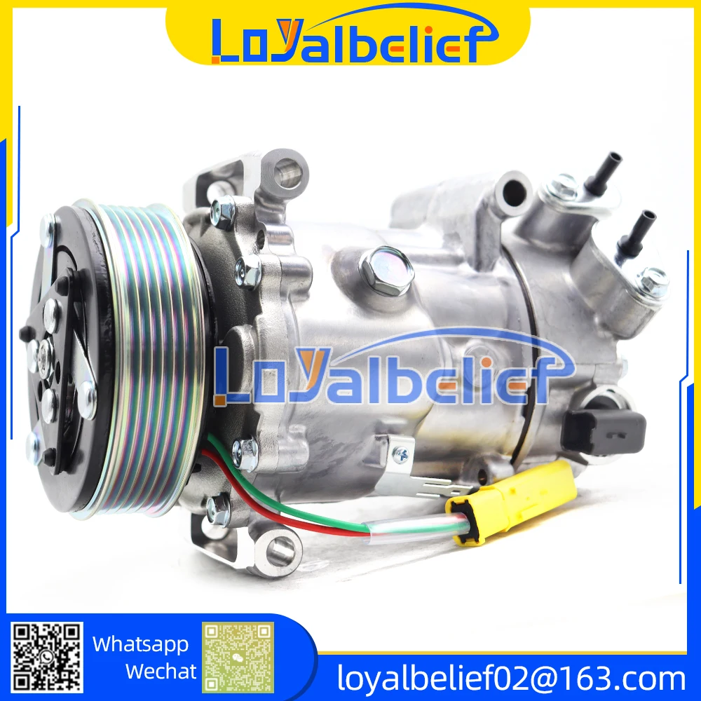 

A/C Compressor For PEUGEOT 5008 508 407 308 3008 Citroen C4 C5 9825869180 6453zs 9800840380 648756, 9671451380 9684432480 6453zt