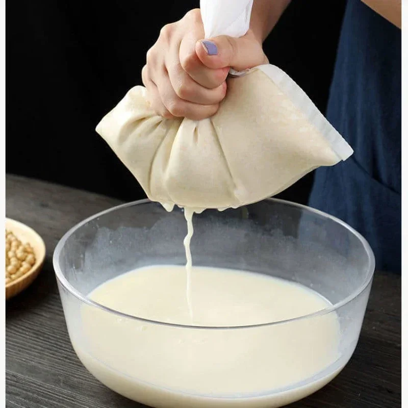 Soy Milk Wine Filter Bag Nut Milk Bag Tea Coffee Oil Yogurt Filter Net for Brewing Reusable Kitchen Food Filter Bags Strainer